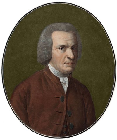 Retrato do escritor, pensador e sacerdote francês Guillaume-Thomas Raynal (1713-1796)" (Guillaume Thomas Raynal escritor francês e homem de letras durante a Era das Luzes) Gravura da colecção privada do século XIX de Anonymous Anonymous