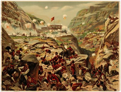 Premiere Guerre Balkanique - Guerra dos Balcãs. A batalha em Tarabosh (Tarabosch, Montenegro) par Anónimo de Anonymous Anonymous