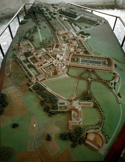 Arte romana: modelo reduzido de Villa Adriana (Hadrian) de Anonymous Anonymous