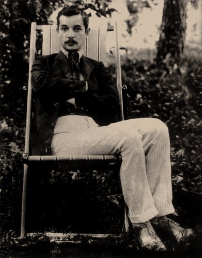 Sacha Tchorny - Retrato do poeta Sasha Chorny (1880-1932), Anónimo . Fotografia de Anonymous Anonymous