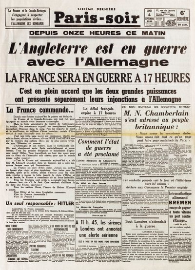 Segunda Guerra Mundial (1939-1945) - Segunda Guerra Mundial (II Guerra Mundial ou 2ª Guerra Mundial): Noite de Paris, 4 de Setembro de Anonymous Anonymous
