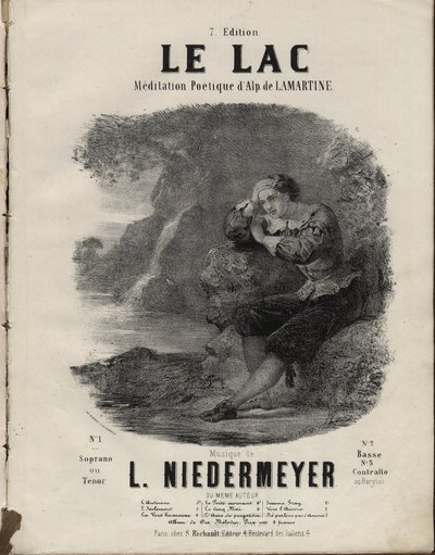 Música para "Le Lac "Meditation Poetique De Alphonse de Lamartine, Musique De Abraham, Louis Niedermeyer Private Collection". de Anonymous Anonymous