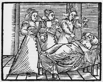 Somnic malefice - "Compendium Maleficarum", trata com bruxas, seus malefícios e suas faculdades por Francesco Maria Guazzo ou Guaccio ou Guaccius (15?? -16??) 1608 Coleção Privada de Anonymous Anonymous