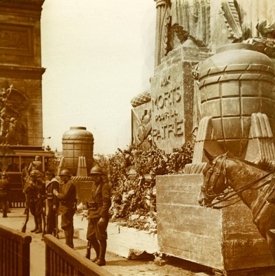 Placa de vidro estereoscópica na Primeira Guerra Mundial (1ª Guerra Mundial, Iere de Anonymous Anonymous