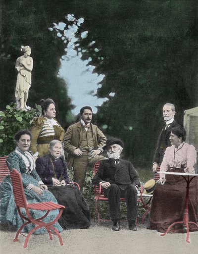 O compositor italiano Giuseppe Verdi (1813-1901) em Sant