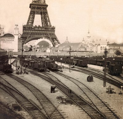Exposição Universal de 1900 - Exposition Universelle de 1900 em Paris: La gare du Champs de Mars - coleção particular de Anonymous Anonymous