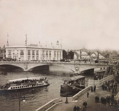 Exposição Universal de 1900 - Exposition Universelle de 1900 em Paris: O Palais des Congres - coleção particular de Anonymous Anonymous