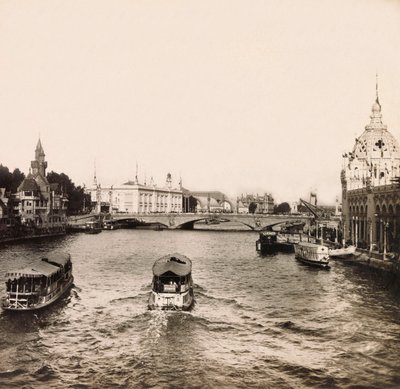 Exposição Universal de 1900 - Exposition Universelle de 1900 em Paris: A ponte da Alma - coleção particular de Anonymous Anonymous
