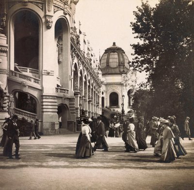 Exposição Universal de 1900 - Exposition Universelle de 1900 em Paris: Vista da Champs de Mars - coleção particular de Anonymous Anonymous