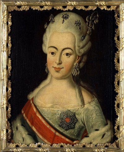 Wilhelmine Louise de Hesse Darmstadt (1755-1776) - grande duquesa de Russie sous le nom de Natalia Alexeievna - Retrato da Grã-Duquesa Natalia Alexeyevna da Rússia, Princesa Wilhelmina Louisa de Hesse-Darmstadt par Anonymous de Anonymous Anonymous