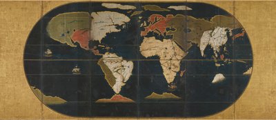Mapa do mundo, século XVI. de Anonymous master.