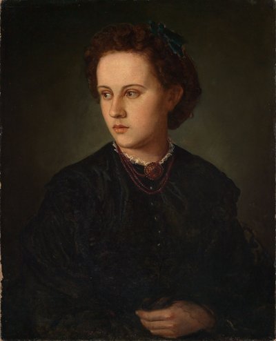 Retrato de uma rapariga de Anselm Feuerbach