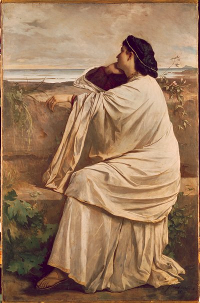 Iphigenia (óleo sobre tela) de Anselm Feuerbach