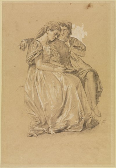 Paolo e Francesca (cópia) de Anselm Feuerbach
