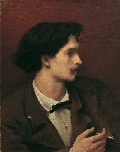 Autorretrato com cigarro de Anselm Feuerbach