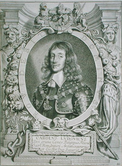 Charles Louis (1617-80) Eleitor de Palatine, de 