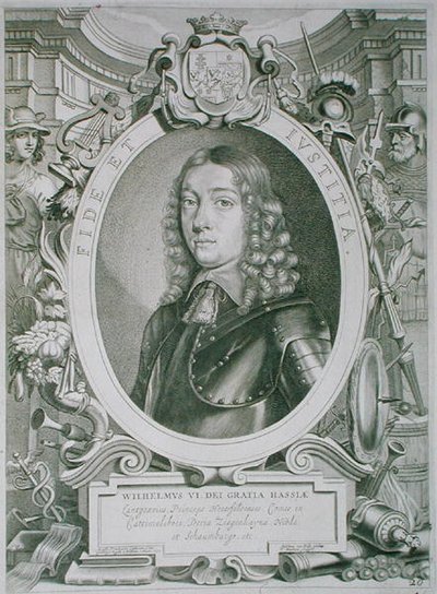 William VI (1629-63) Landgrave de Hesse-Cassel, de 