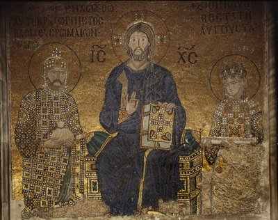 O Mosaico Zoe de Anthemius of and Miletus Isidore of Tralles