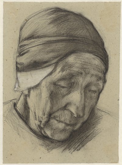Chefe de Jantien Klinker, visto três quartos de Anthon Gerhard Alexander van Rappard