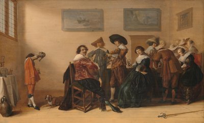 Companhia alegre numa sala de Anthonie (1601-73) Palamedesz