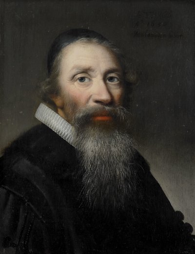 Retrato de um homem, provavelmente um clérigo de Anthonie Palamedesz (copy after)