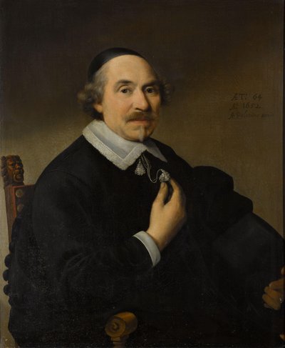 Retrato de um Homem, provavelmente Pieter Anthonisz van Bronckhorst (1588-1661) de Anthonie Palamedesz