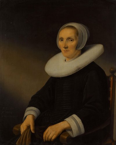 Retrato de uma Mulher, provavelmente Jacobmina de Grebber (?-1666) de Anthonie Palamedesz