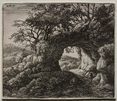 Quatro Paisagens: A Rocha Perfurada de Anthonie Waterloo
