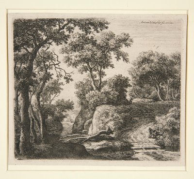 A ponte da prancha de Anthonie Waterloo