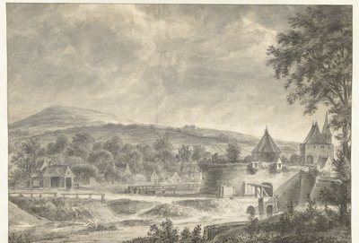 St. Janspoort em Arnhem de Anthonie Waterloo
