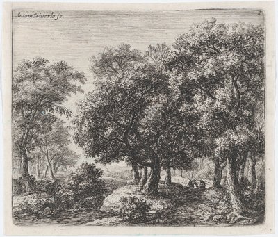 Floresta. de Anthonie Waterloo
