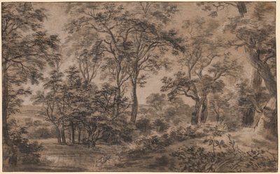 Paisagem arborizada de Anthonie Waterloo