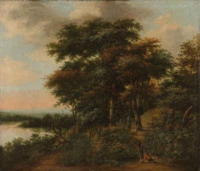 Paisagem arborizada de Anthonie Waterloo