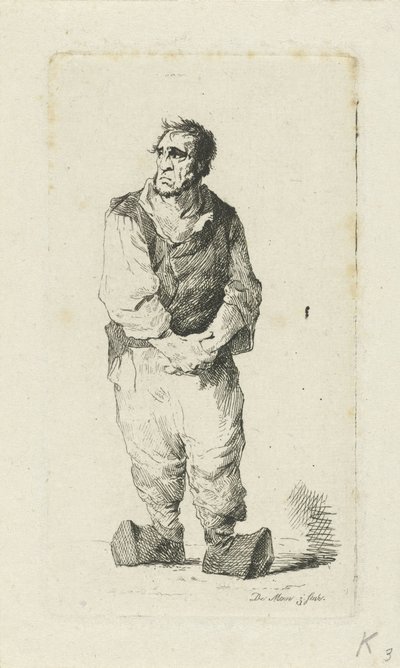 Homem de tamancos de Anthonie Willem Hendrik Nolthenius de Man