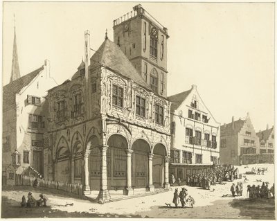 Câmara Municipal Velha de Amesterdão de Anthonie van den Bos