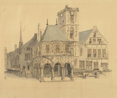 A Câmara Municipal Velha de Amesterdão, 1641 de Anthonie van den Bos