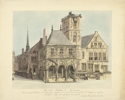 A antiga Câmara Municipal de Amesterdão, 1641 de Anthonie van den Bos
