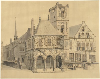 A antiga Câmara Municipal de Amesterdão, 1641 de Anthonie van den Bos