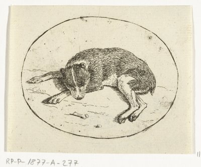 Cão reclinador de Anthonie van den Bos