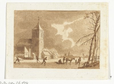 cara de inverno de Anthonie van den Bos