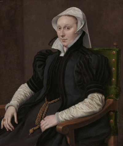 Retratos de Sir Thomas Gresham e Anne Fernely Retrato de Anne Fernely. Esposa de Sir Thomas Gresham de Anthonis Mor