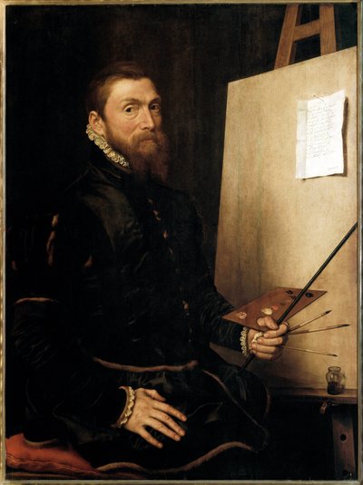 Auto-Retrato - Pintura de after Anthonis Mor van Dashorst