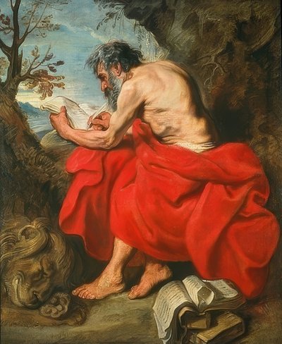 São Jerônimo. Por volta de 1615-16 de Anthony van Dyck