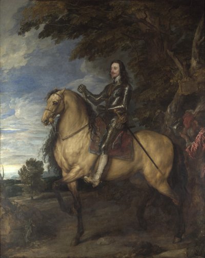 Retrato equestre de Charles I, ca 1638 de Anthony van Dyck