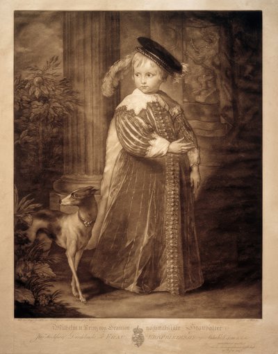 Guilherme II de Orange-Nassau quando criança de Anthony van Dyck