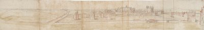 Palácio de Hampton Court do Norte, c1550-1560 de Anthonis van den Wyngaerde