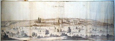 Vista Panorâmica de Bruxelas de Anthonis van den Wyngaerde