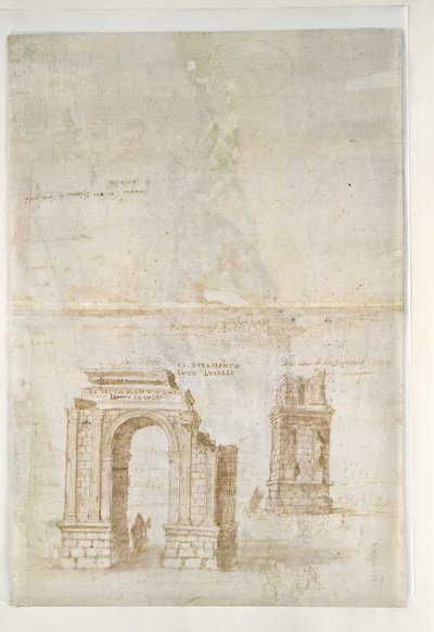 Vista Panorâmica de Tarragona do Mar do Sul, década de 1560. de Anthonis van den Wyngaerde