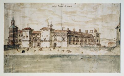 O Alcazar de Madrid de Anthonis van den Wyngaerde