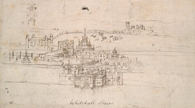 A Torre de Londres, c1550-1560 de Anthonis van den Wyngaerde